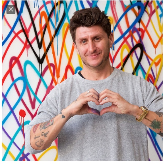 Bag With Bleeding Heart Muralist James Goldcrown Art - Picture 2 of 8